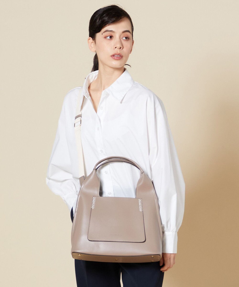 LA BAGAGERIE 【veganview】triangle shape mini tote bag 