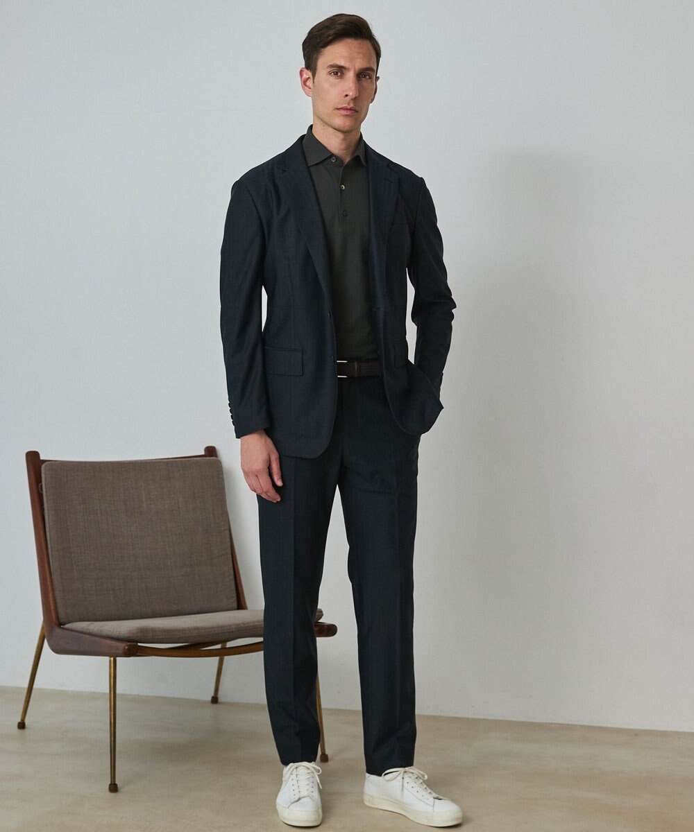 GOTAIRIKU セットアップ対応【カイテキ７機能】ドライジャージー ジャケット_ヘリンボーン柄(26年モデル) 