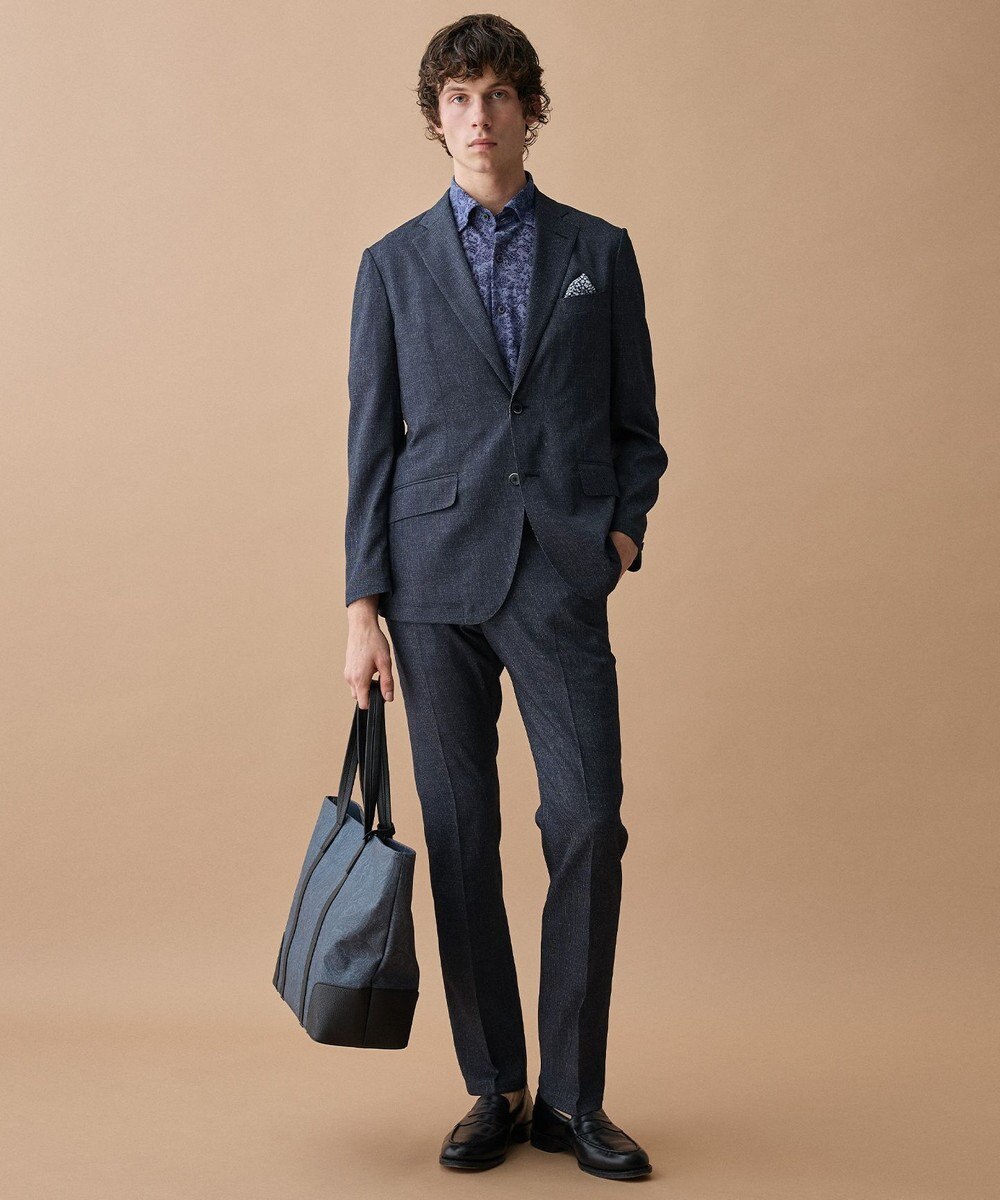 JOSEPH ABBOUD 【キングサイズ・通気性/清涼/軽量/ストレッチ】クールピケストレッチジャケット 