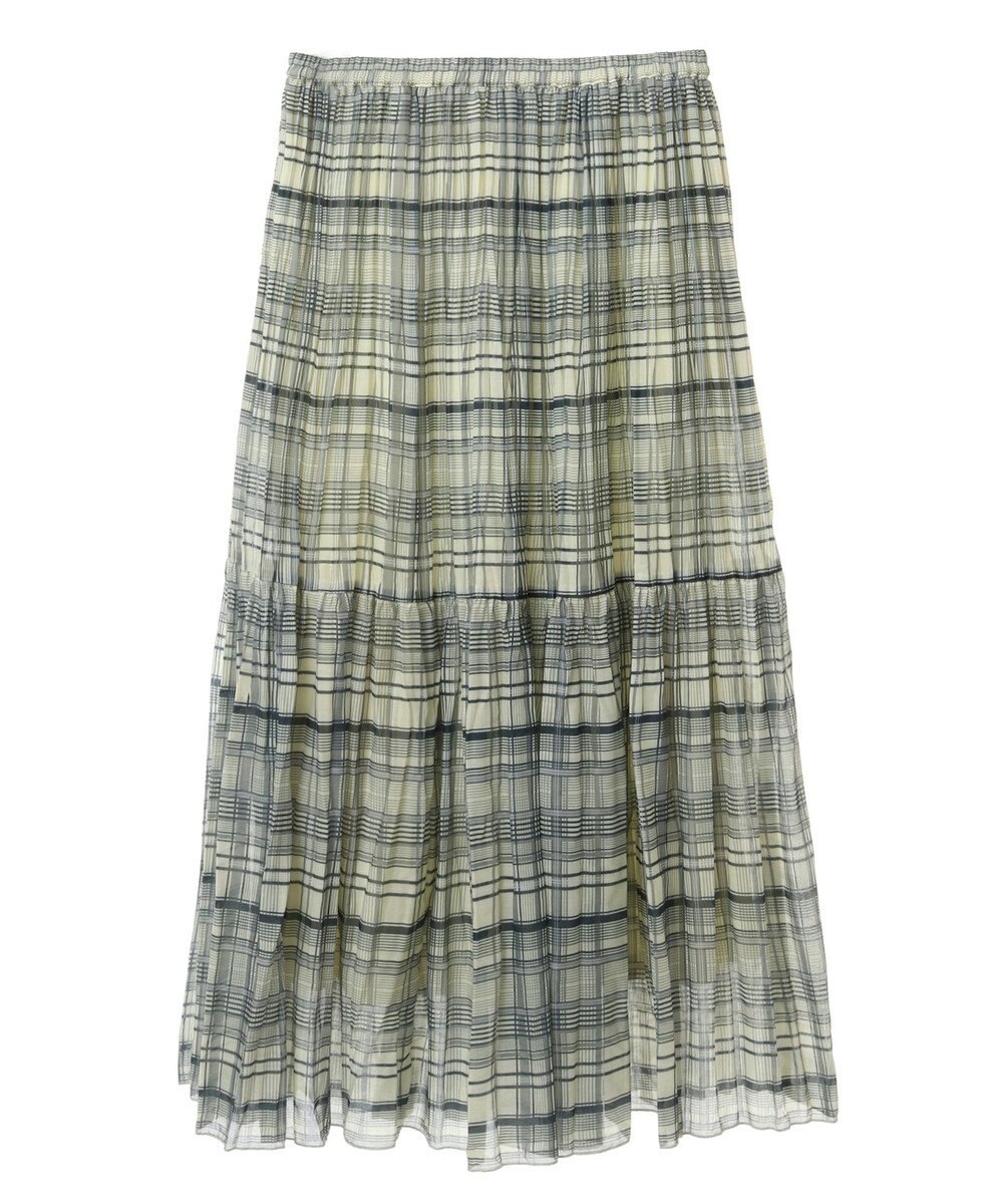 Green Parks シアープリーツボリュームスカート 