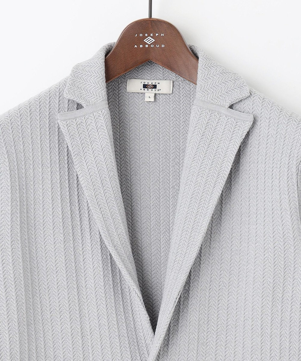 JOSEPH ABBOUD 【キングサイズ・洗える】JOE COTTON使用 ニットジャケット 