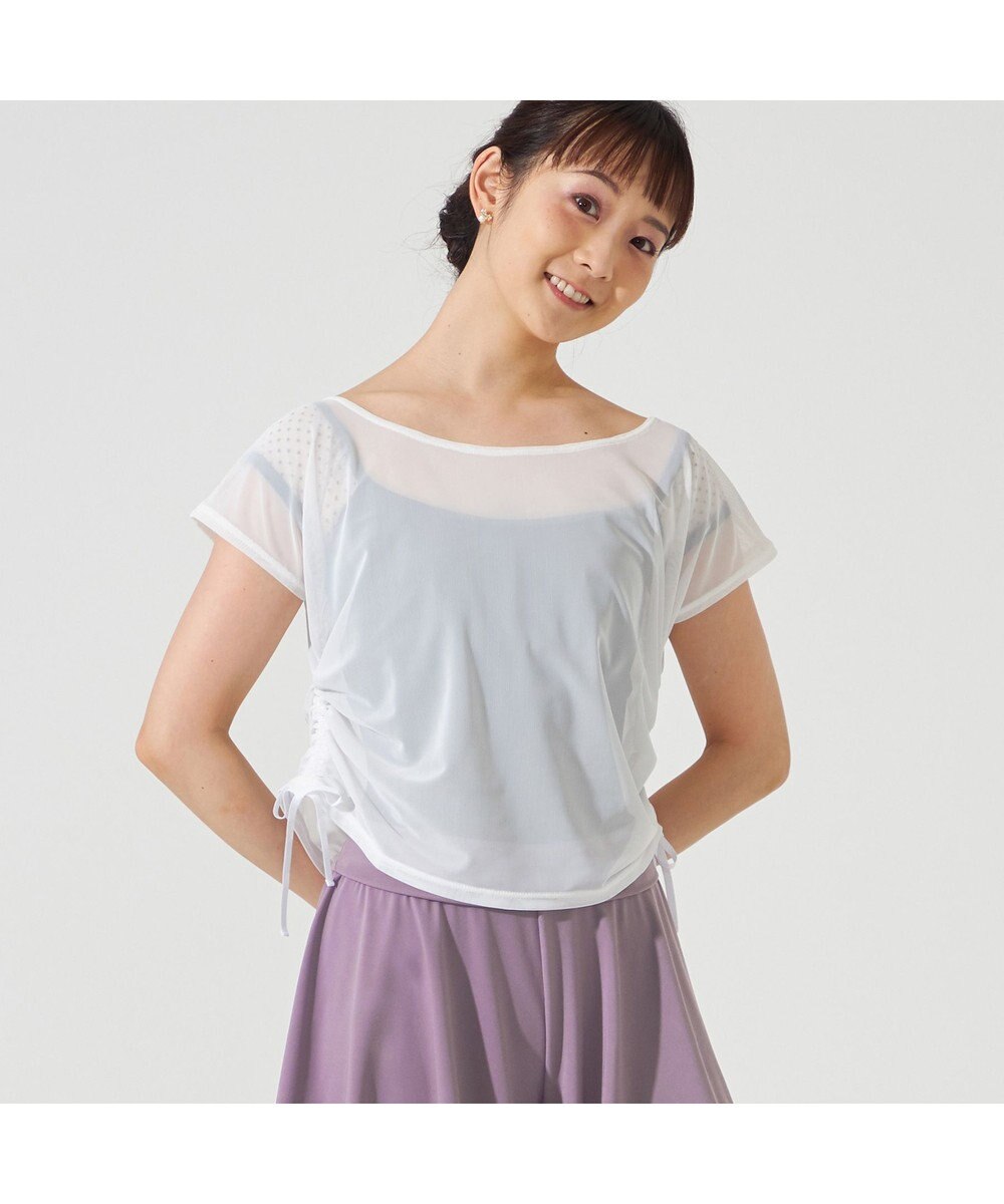 Chacott チュールトップ 