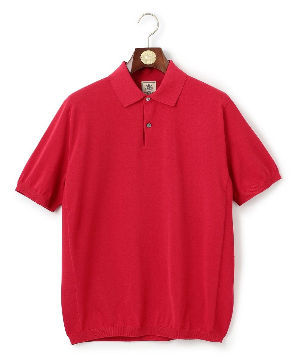 J.PRESS MEN 機能×縫製₌快適な着心地 「高見え」ニットポロ【接触冷感 / 洗える】ホールガーメントニット ポロシャツ 