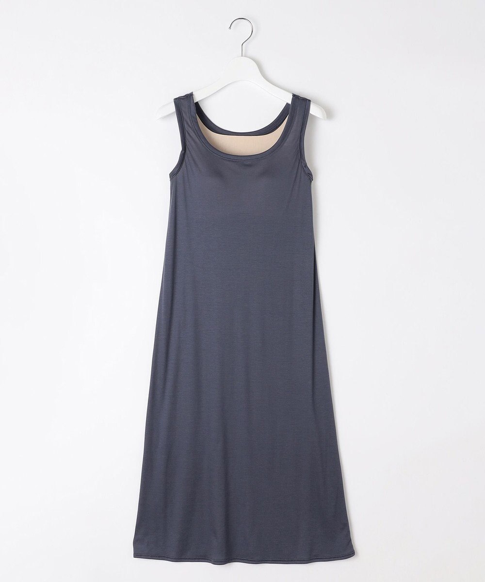 自由区 【ワコールコラボ】【カタログ掲載・洗える】レーシーニット ドレス 