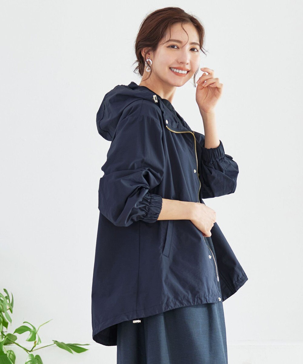 Tiaclasse 【洗える】撥水ドロストマウンテンパーカ― 