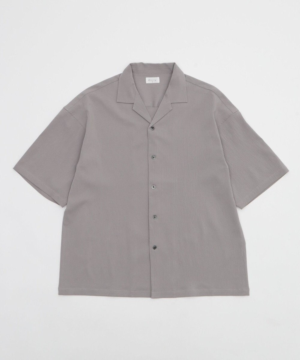 WEGO クレープオープンカラーシャツ（SS） 
