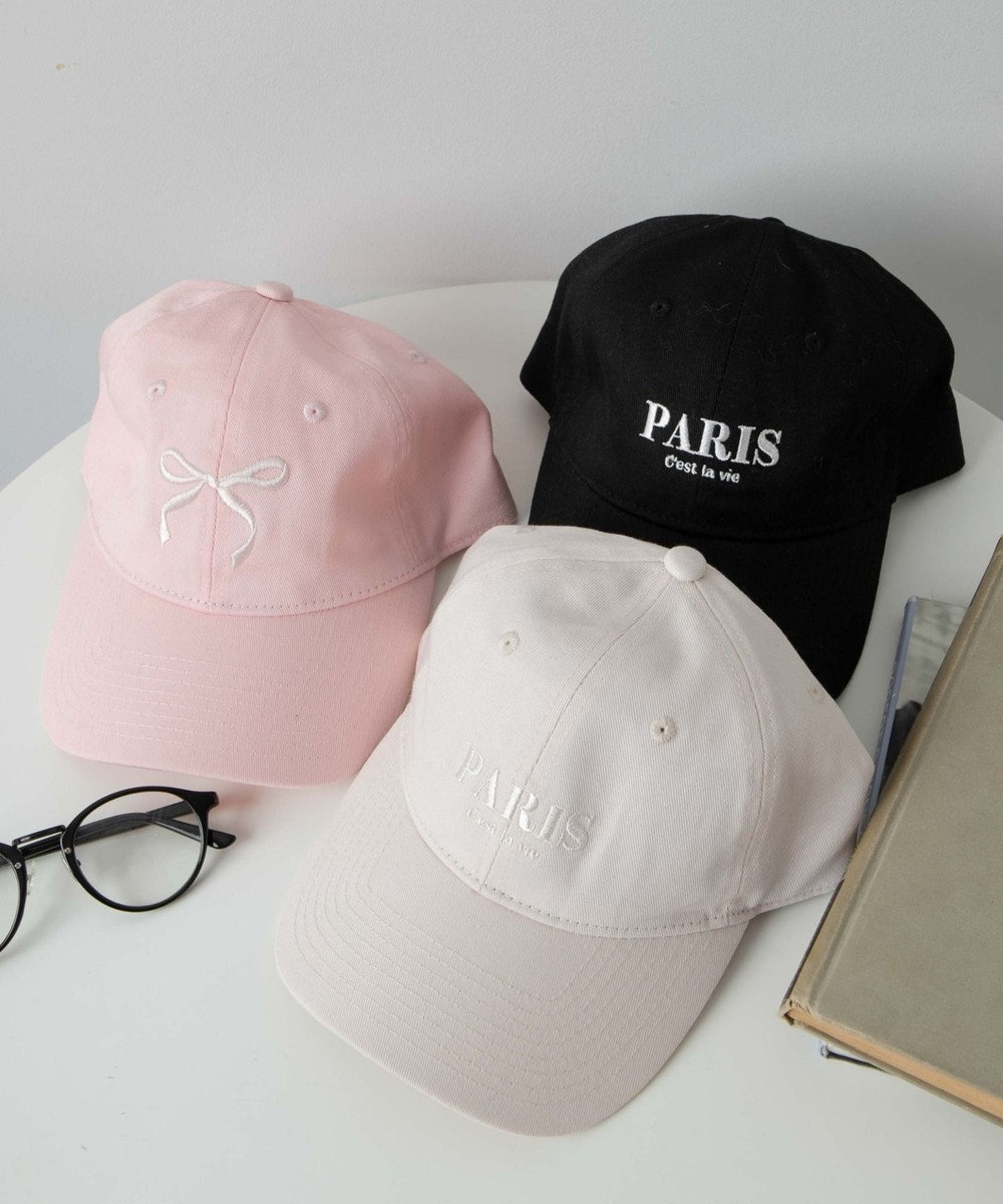 WEGO ワンポイント刺繍キャップ 