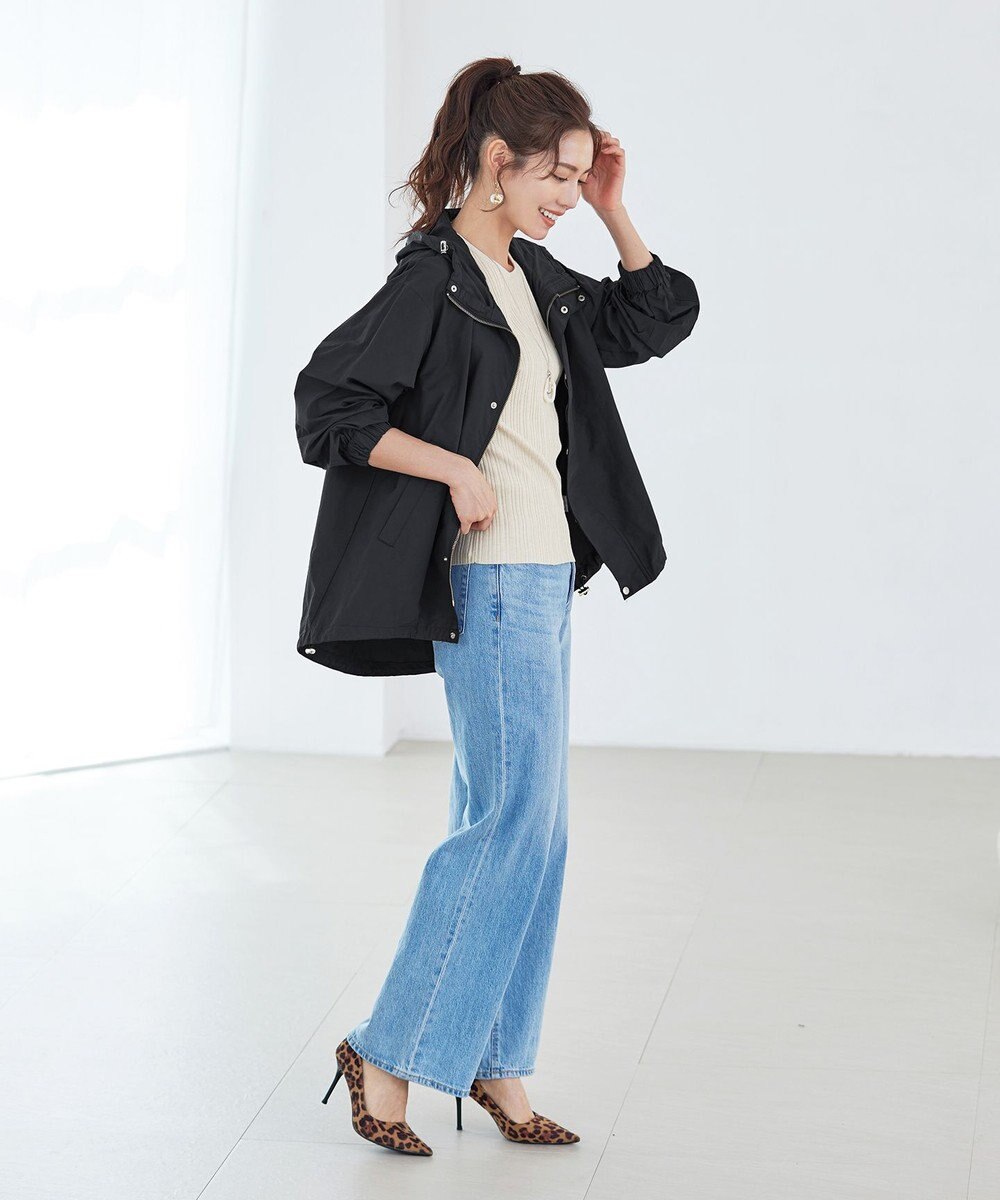 Tiaclasse 【洗える】撥水ドロストマウンテンパーカ― 