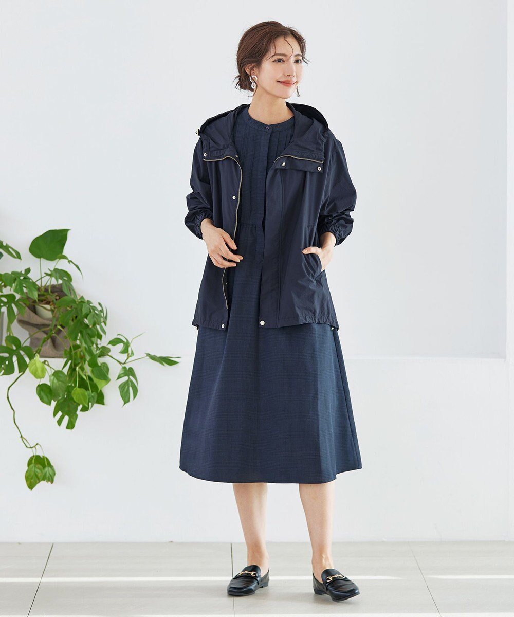 Tiaclasse 【洗える】撥水ドロストマウンテンパーカ― 