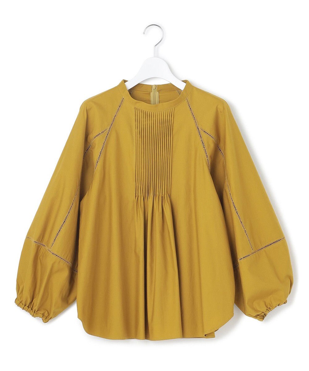 23区 S 【SLOW/一部店舗限定】ウォッシュドコットンストレッチ ブラウス 