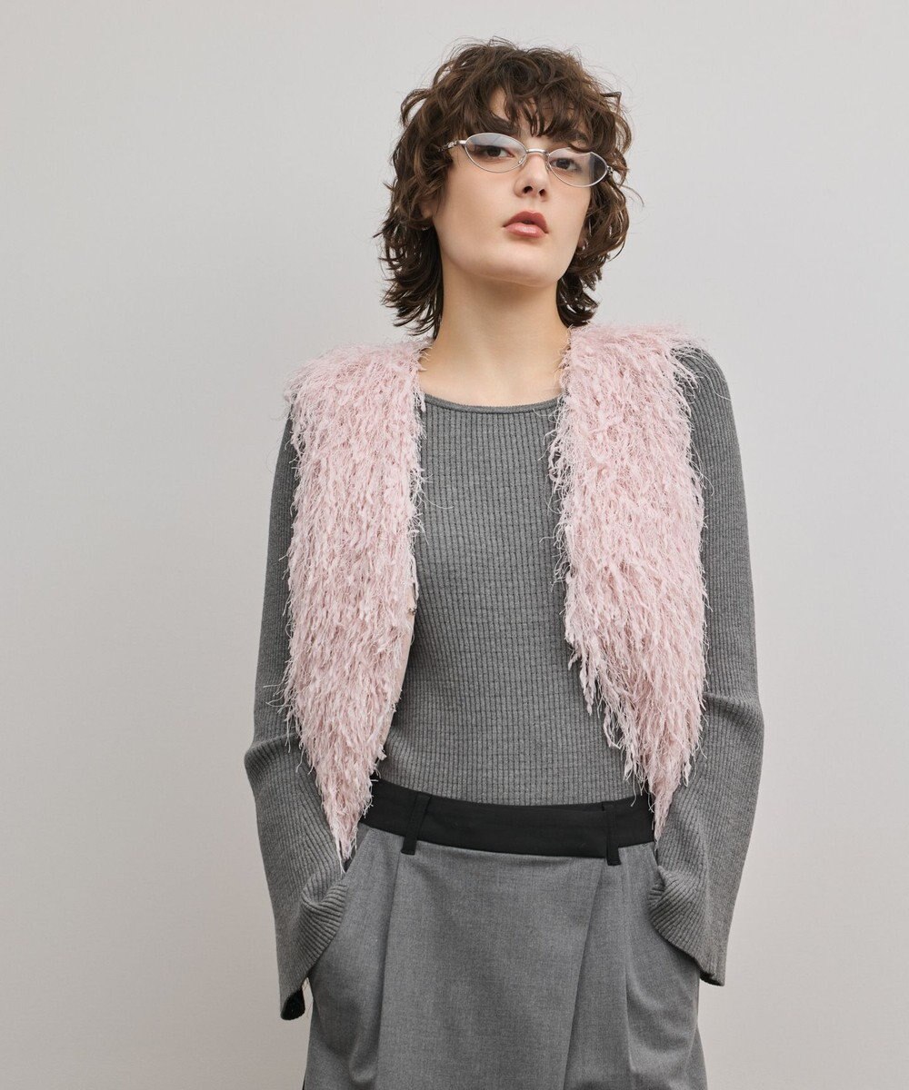 GRACE CONTINENTAL フリンジベスト 