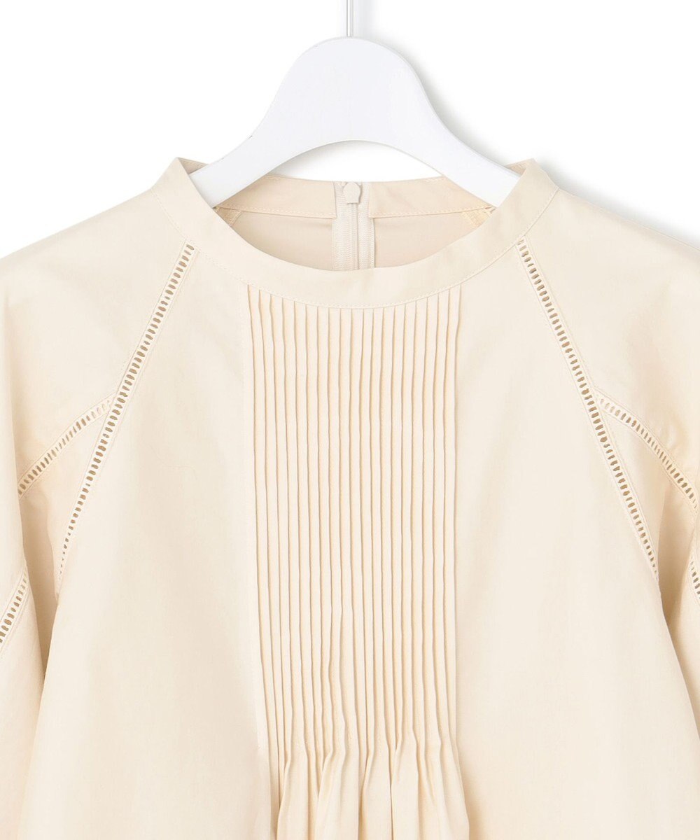 23区 L 【SLOW/一部店舗限定】ウォッシュドコットンストレッチ ブラウス 