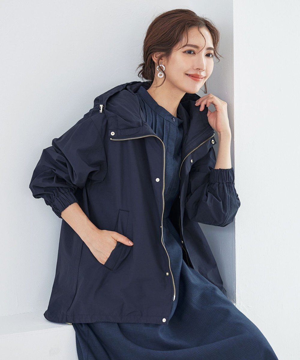 Tiaclasse 【洗える】撥水ドロストマウンテンパーカ― 