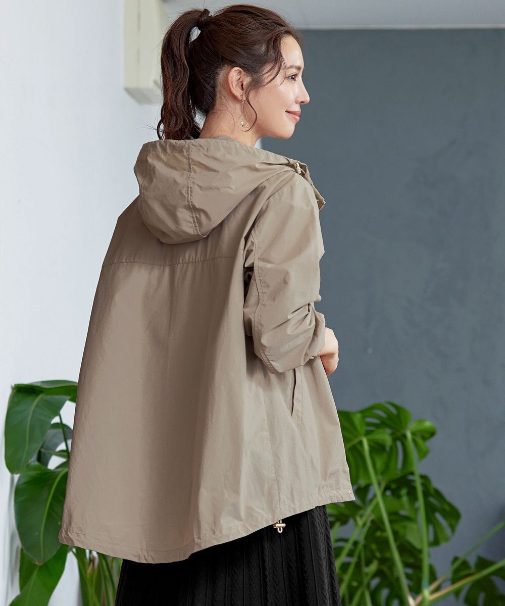 Tiaclasse 【洗える】撥水ドロストマウンテンパーカ― 