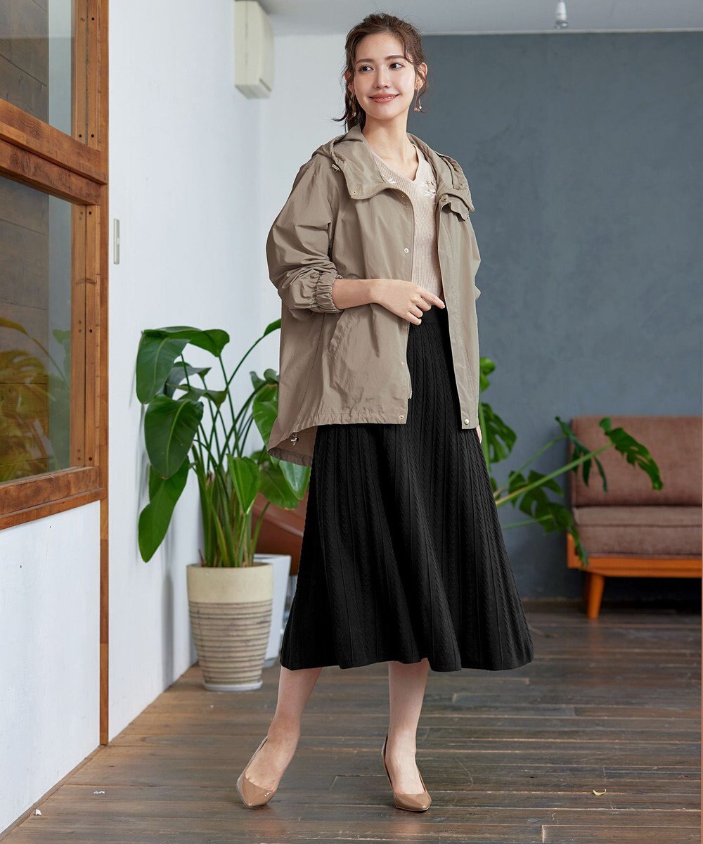 Tiaclasse 【洗える】撥水ドロストマウンテンパーカ― 