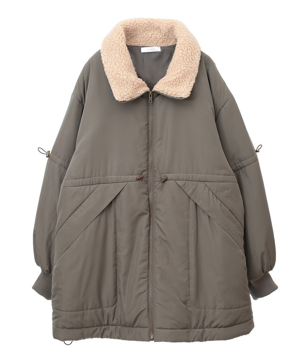 Green Parks ・ｓｗｉｎｇ　ｂｙ　中綿スタンドカラーミリタリーコー 