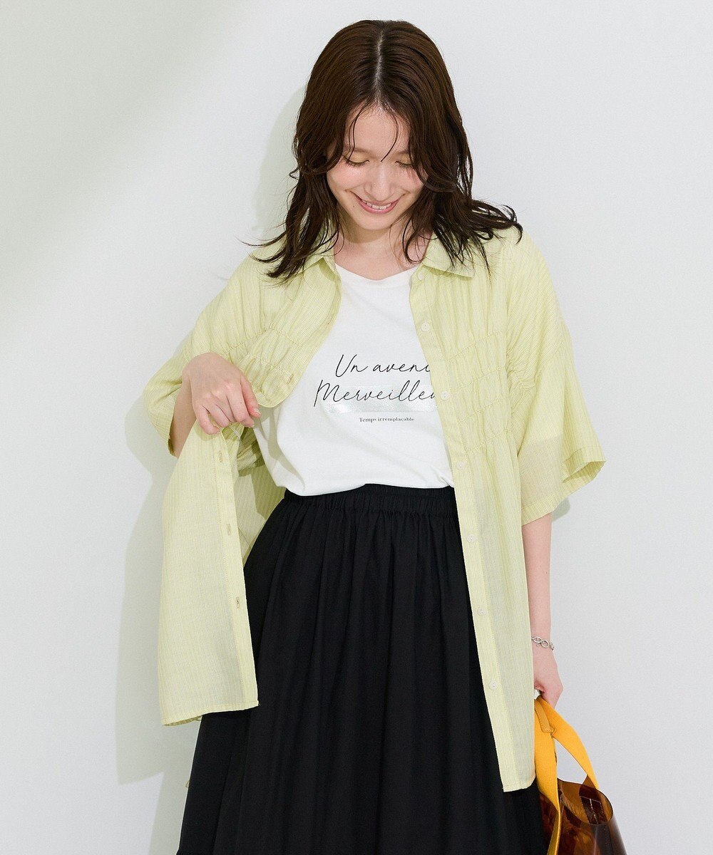 Green Parks 【適ON】箔プリントロゴＴシャツ 
