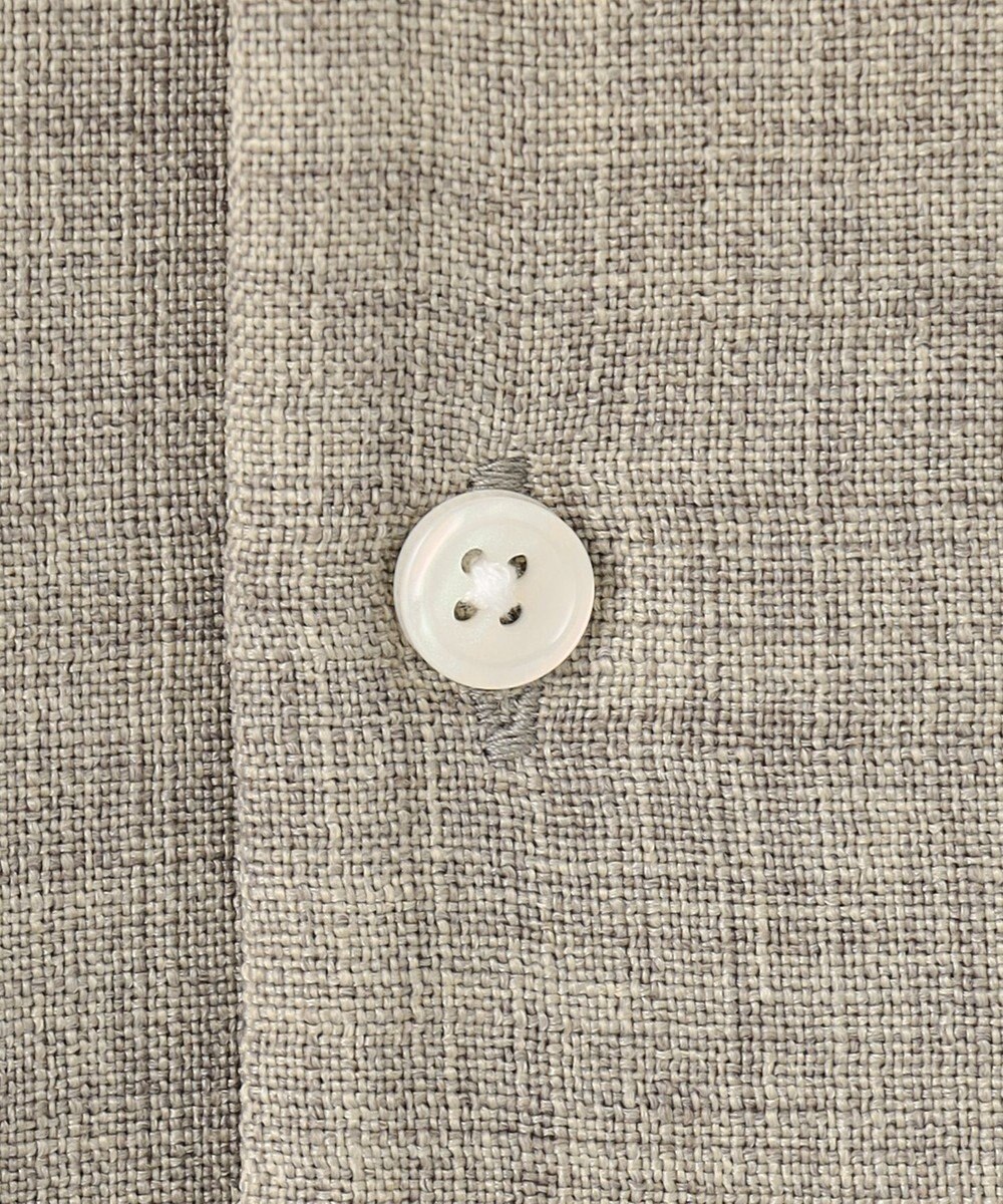 UNFILO MENS リネンライク シャツ 