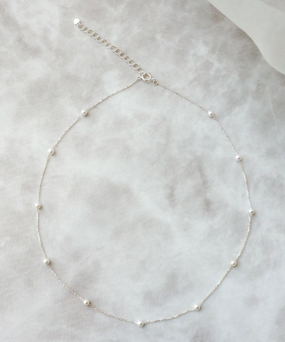 Tiaclasse シルバーパールネックレス 