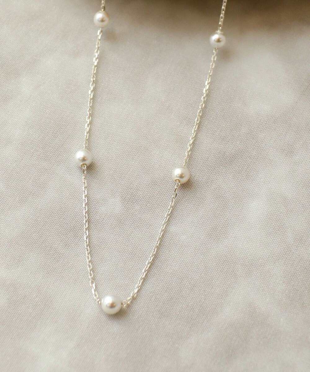 Tiaclasse シルバーパールネックレス 