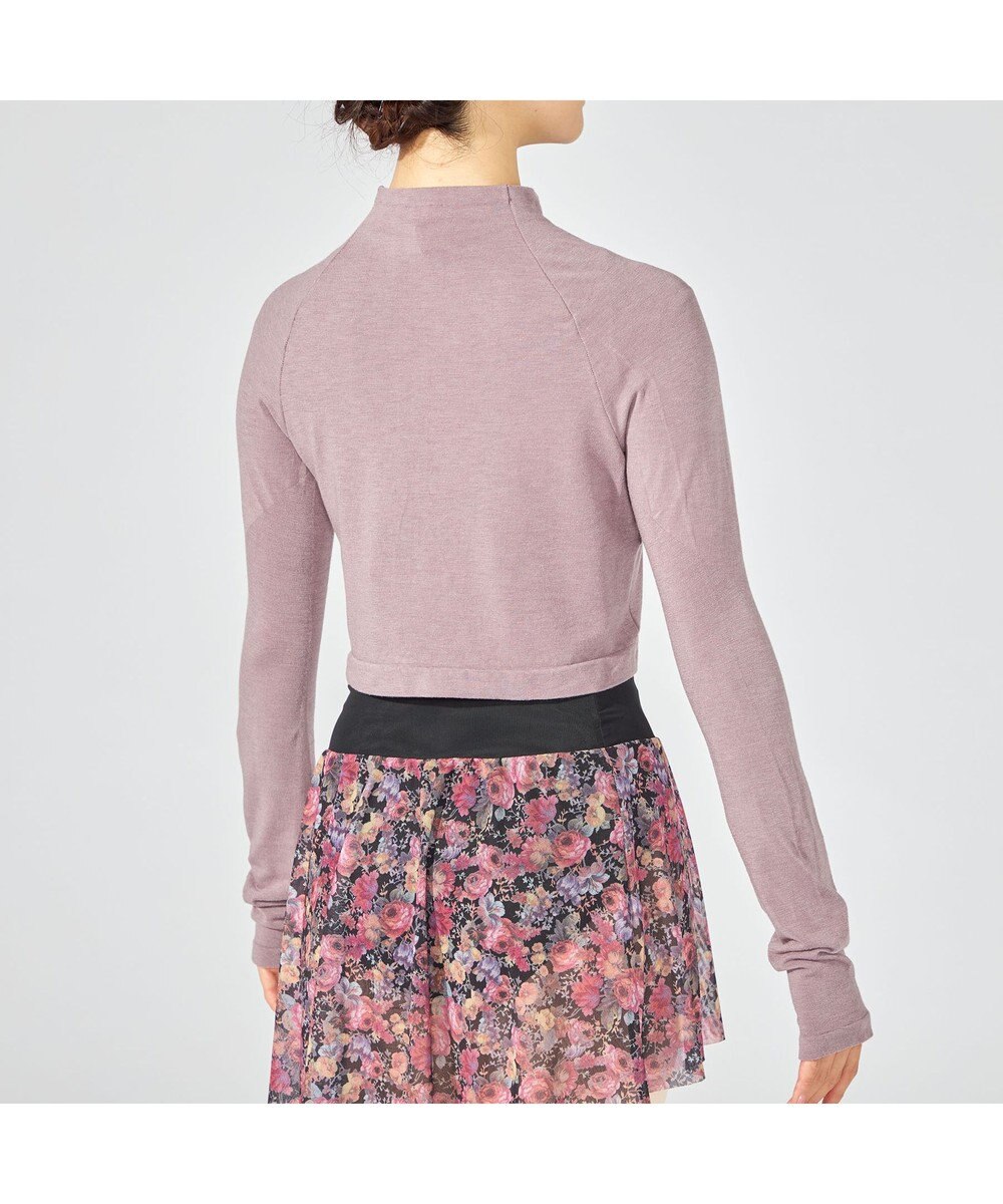 Chacott モックネック・ショートトップ (サーモギア(R)糸使用） 