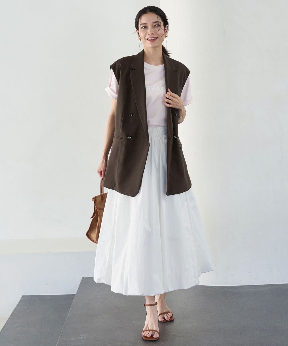 UNFILO BEAUTY FORM-Tコットン ロゴ半袖T 