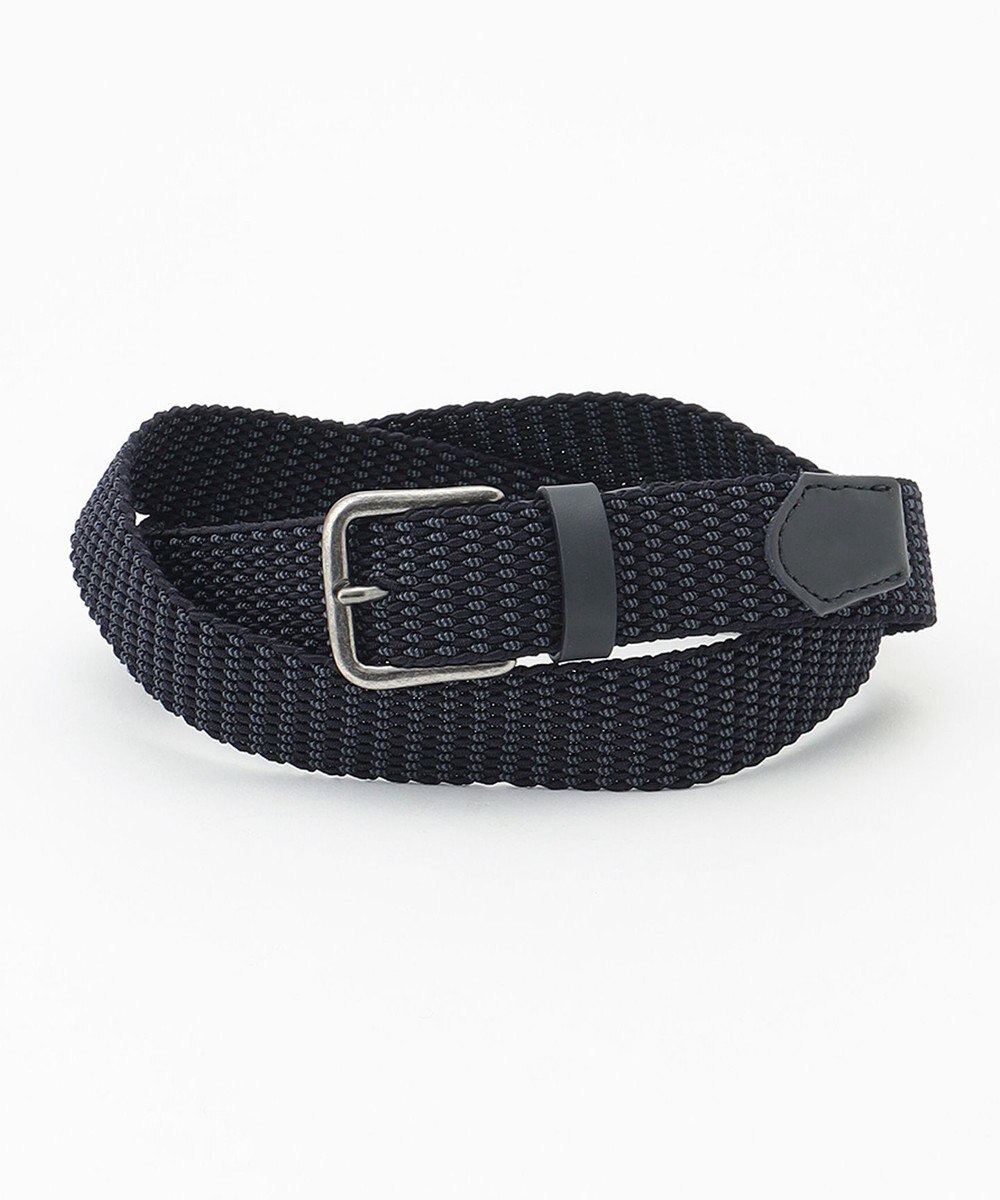 JOSEPH ABBOUD 【伸びる】薄くて軽い！ ライトミックスコード ベルト 