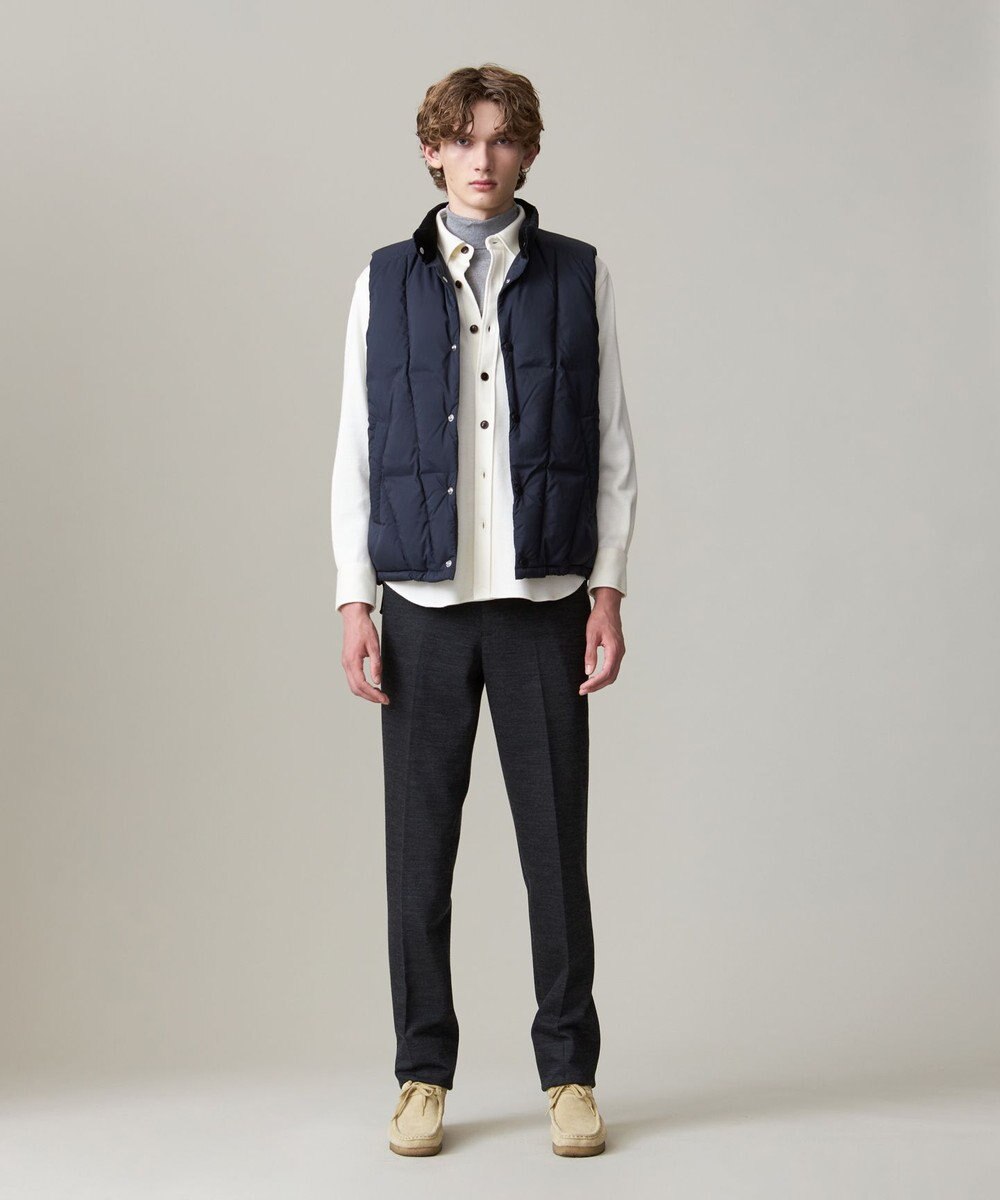 J.PRESS MEN ナイロンワッシャータフタ ダウンベスト 