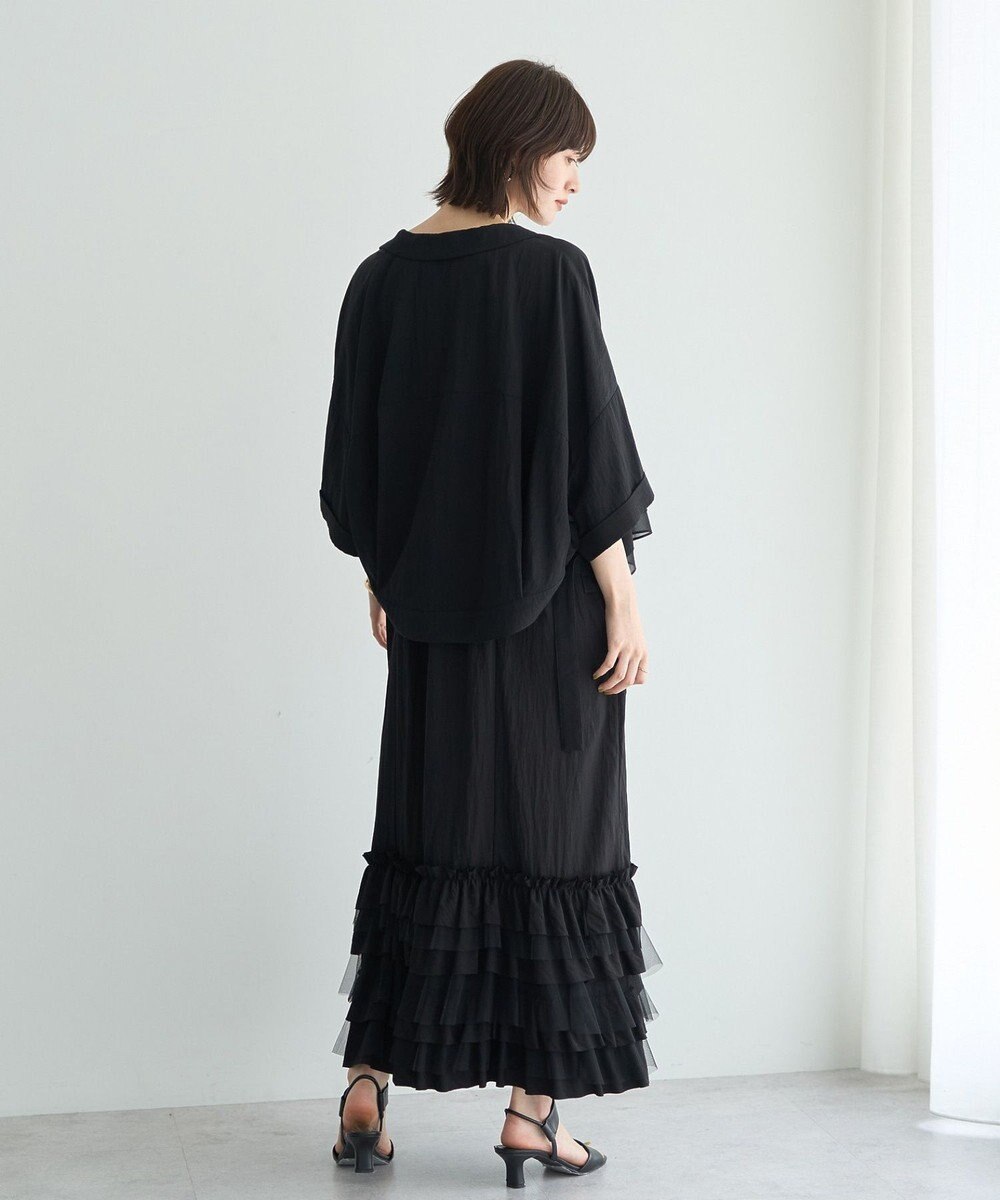 YECCA VECCA ラッフルキャミワンピース 