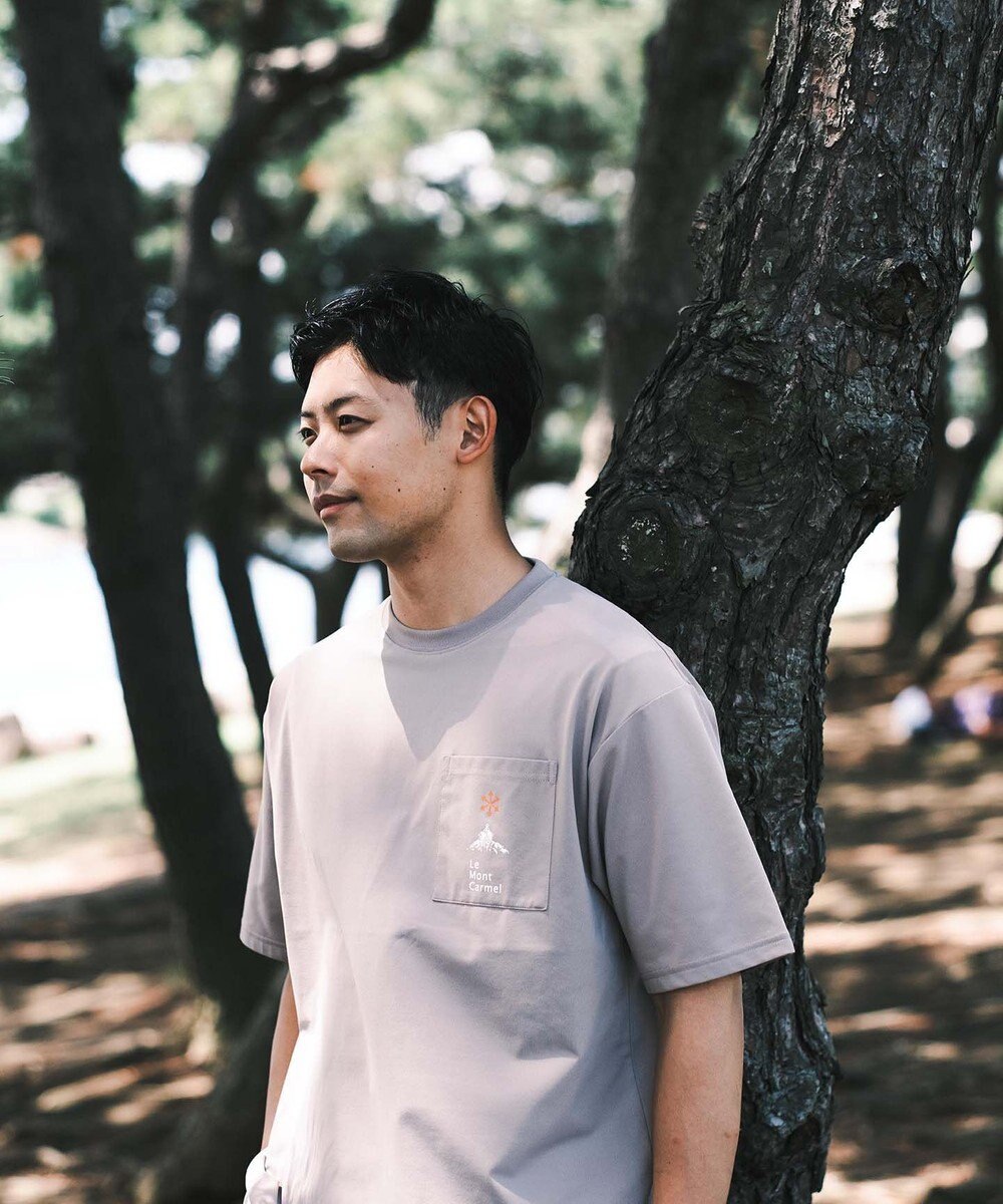 SHARE PARK MENS 【UVカット・吸水速乾・ストレッチ・軽量 】ポケットロゴTシャツ（L・XLサイズ） 