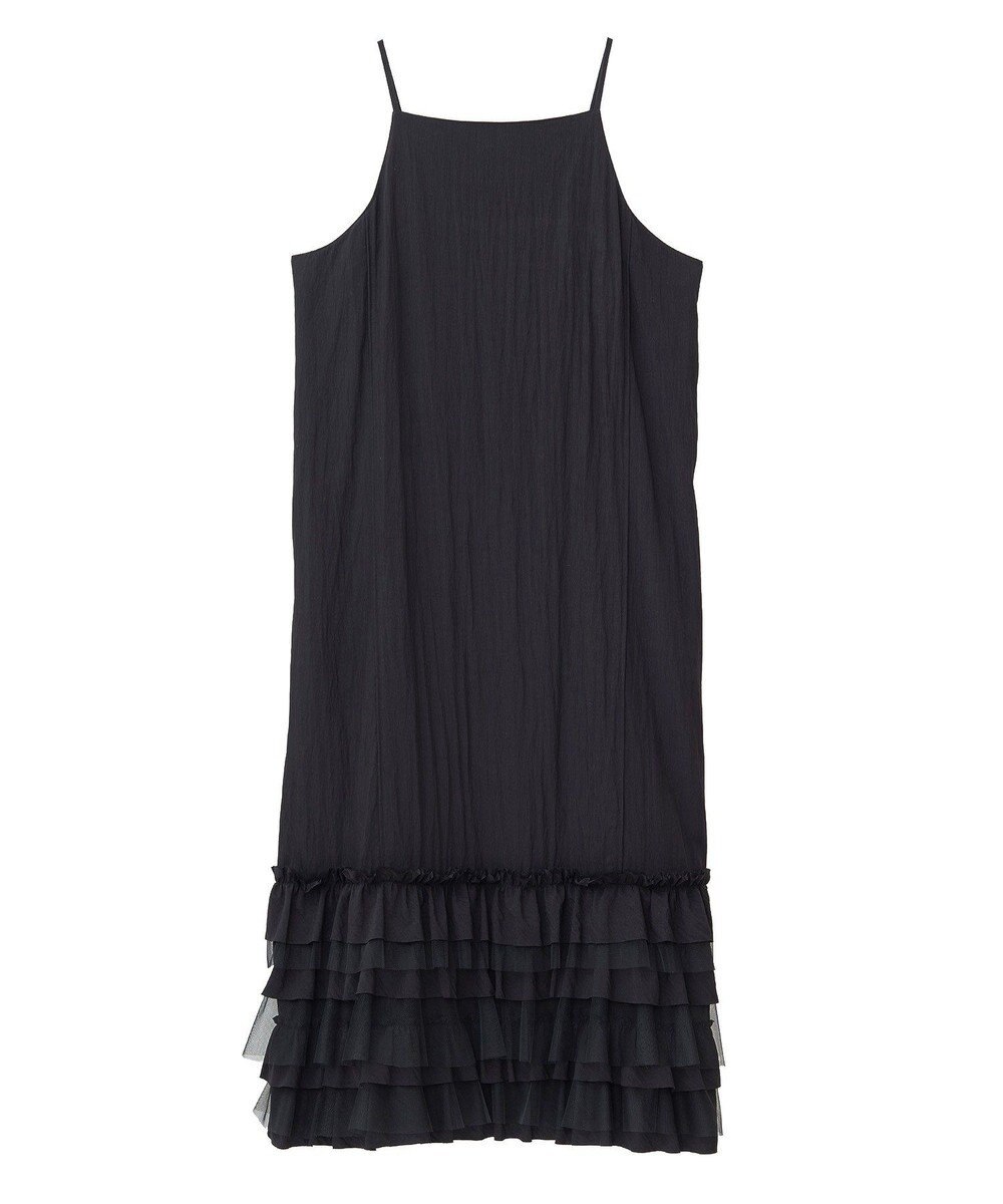 YECCA VECCA ラッフルキャミワンピース 