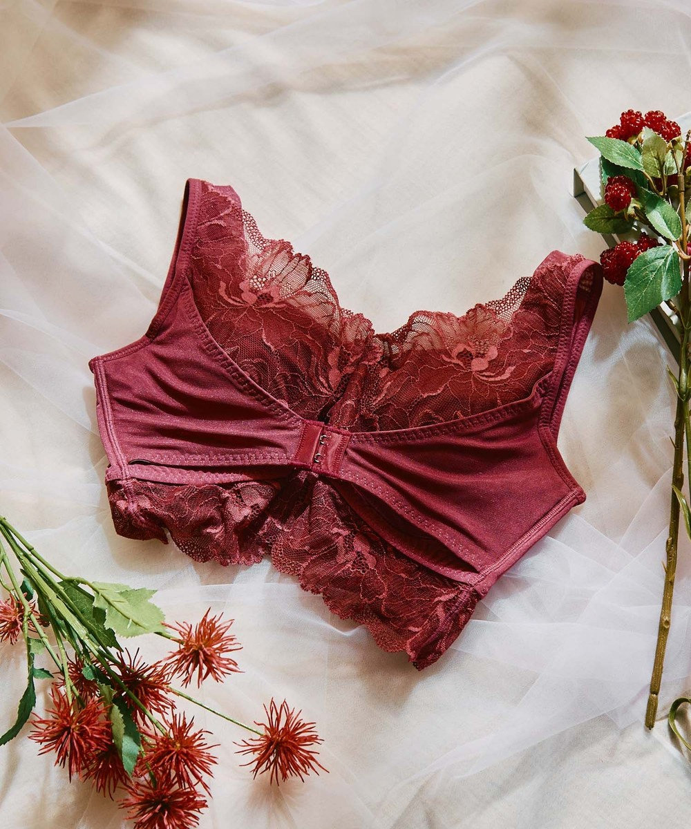 San-ai Resort（三愛水着楽園） 毎日らくちん 楽しくバストケアもちもちナイトブラ【ナイト＆ディブラ】フロントホックあり 【northerly】 