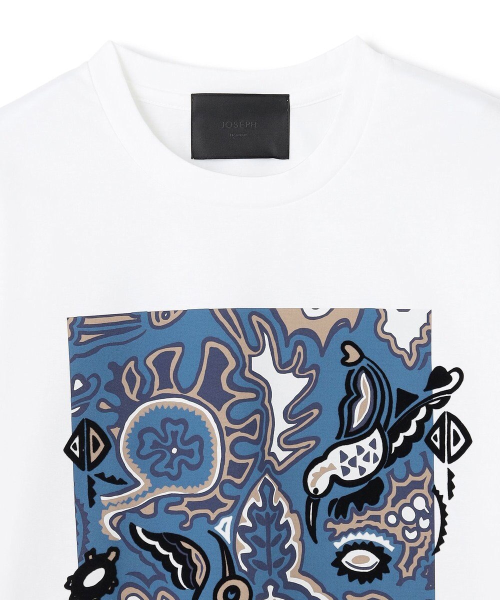 JOSEPH HOMME 【HIGH GRADE LINE】フォークアートプリント　クルーネックTシャツ 