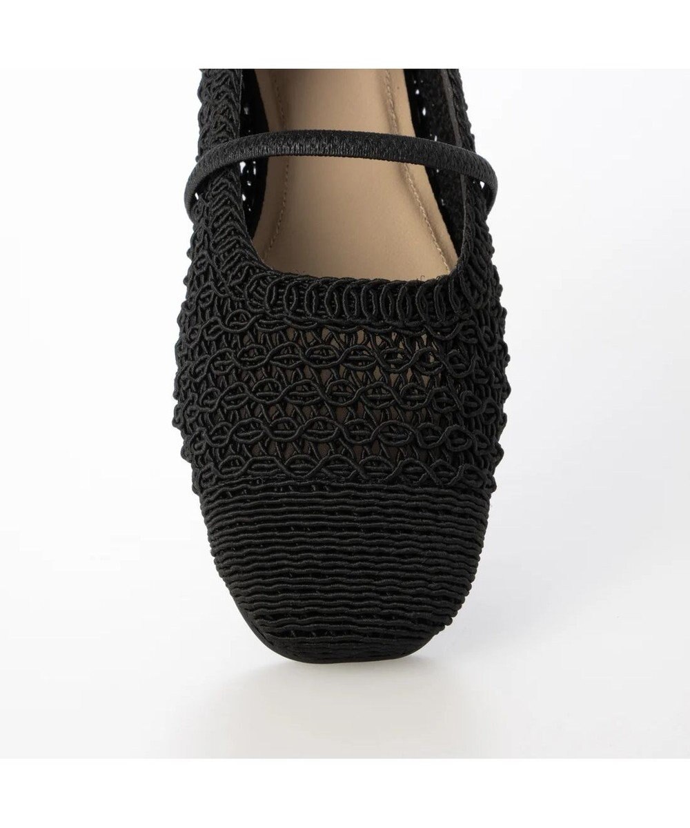 ing <ing>メッシュコードフラットシューズ 