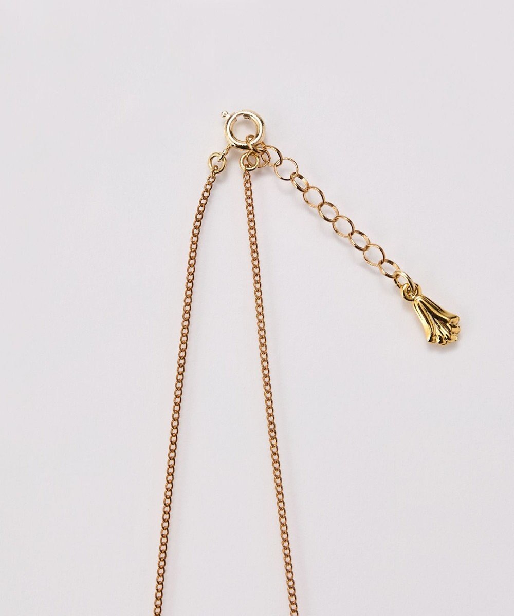Phoebe 【金属アレルギー対応】ツインカーブYラインネックレス　ゴールド/全長:67～70cm/ニッケルフリー 