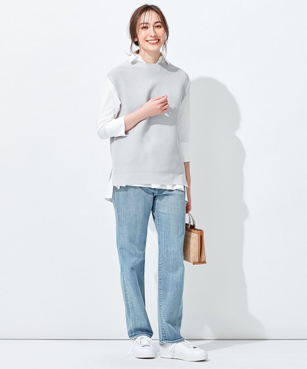 自由区 【WE WANT/接触冷感】USUKARU  ストレートデニム 