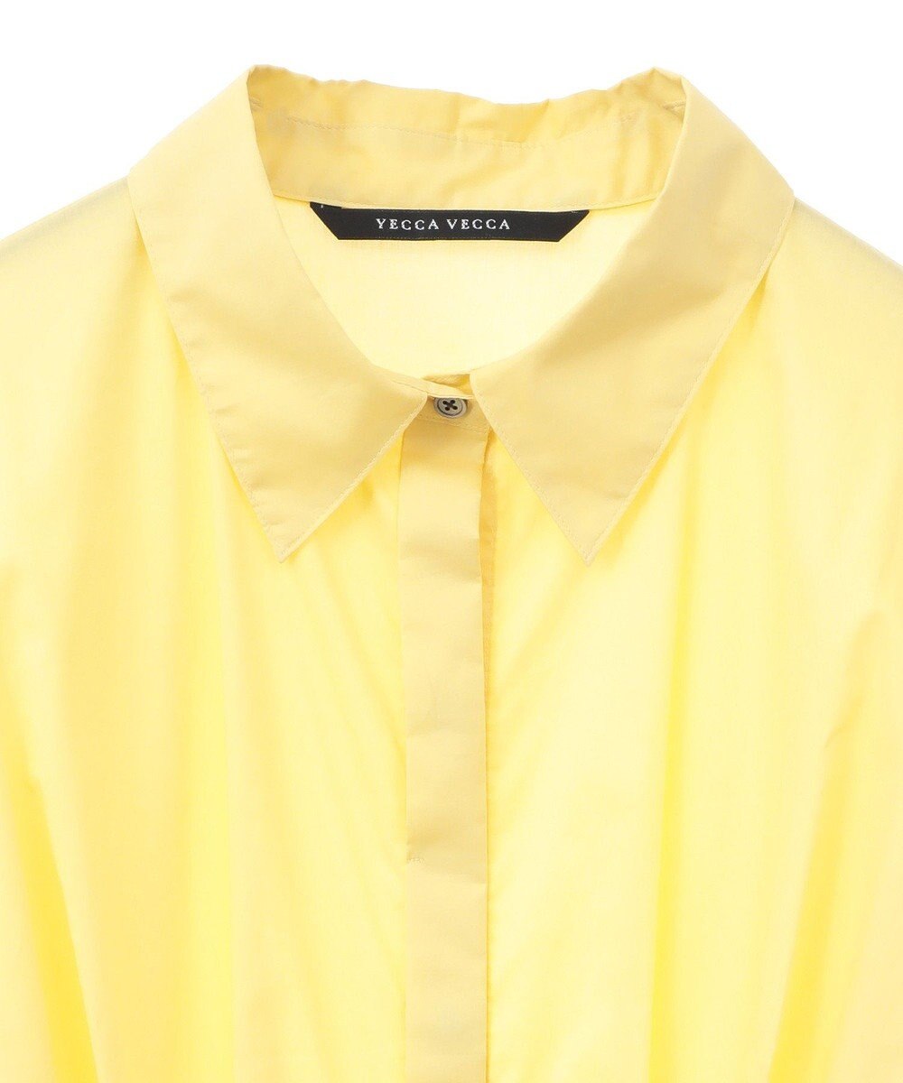 YECCA VECCA 【ORGABITS】タックロングシャツ 