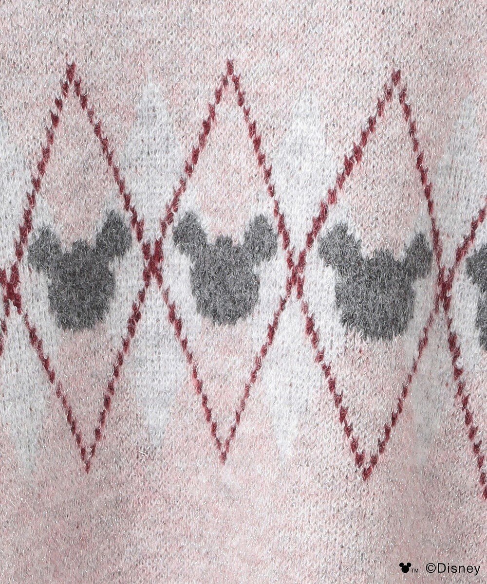 Green Parks ミッキー＆フレンズ／アーガイル柄ニット 