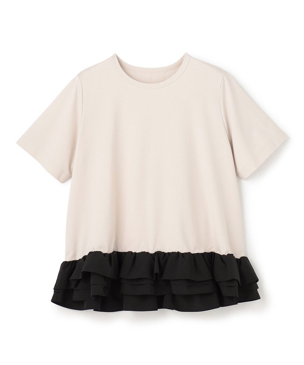 UNFILO BEAUTY FORM-T フリルヘム Tシャツ 