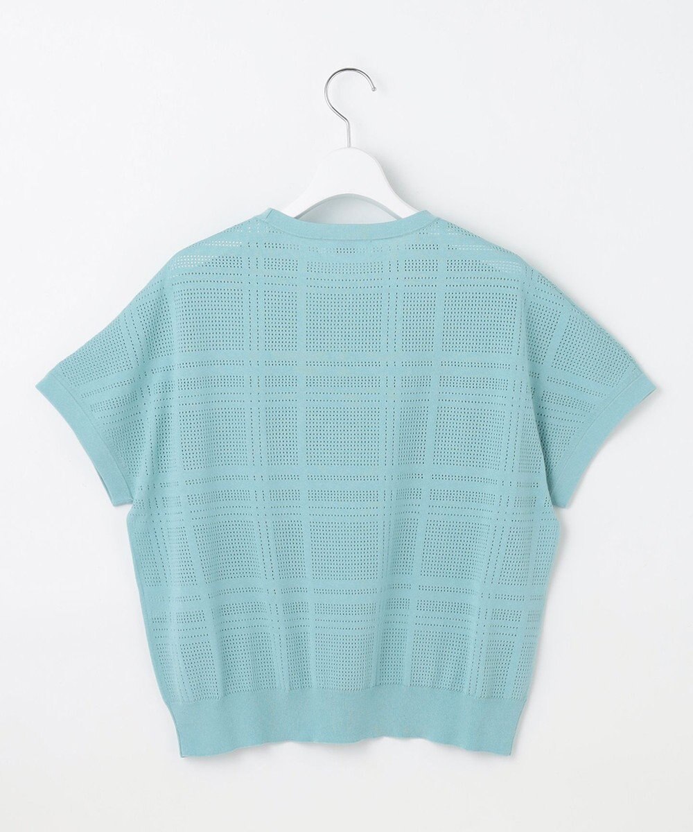 J.PRESS LADIES 【洗える】メッシュ パターン ニット 