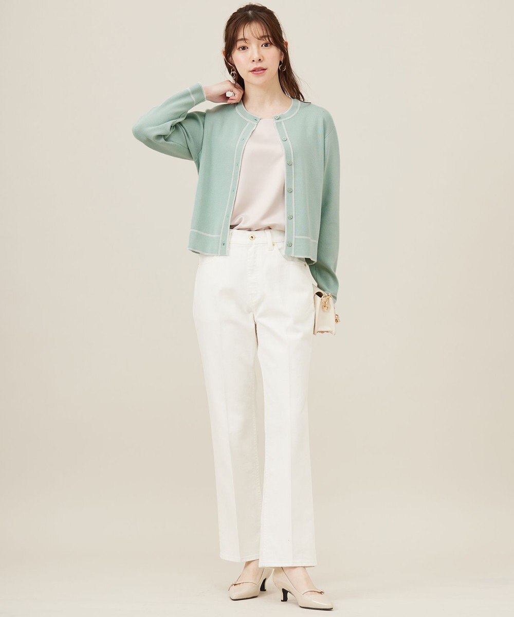 ANY SIS 【洗える】サテン2WAY タンクトップ 