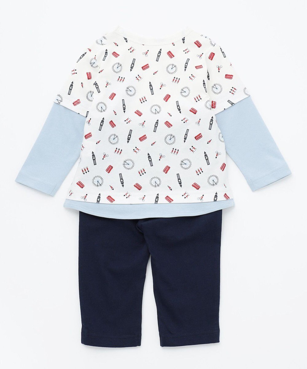 組曲 KIDS 【80-90㎝】ロンドントラベル セットアップ 