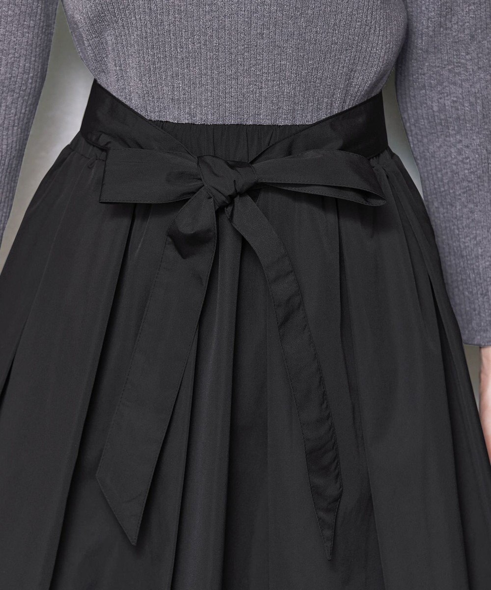 Tiaclasse 【洗える】タフタスカートドッキングワンピース 