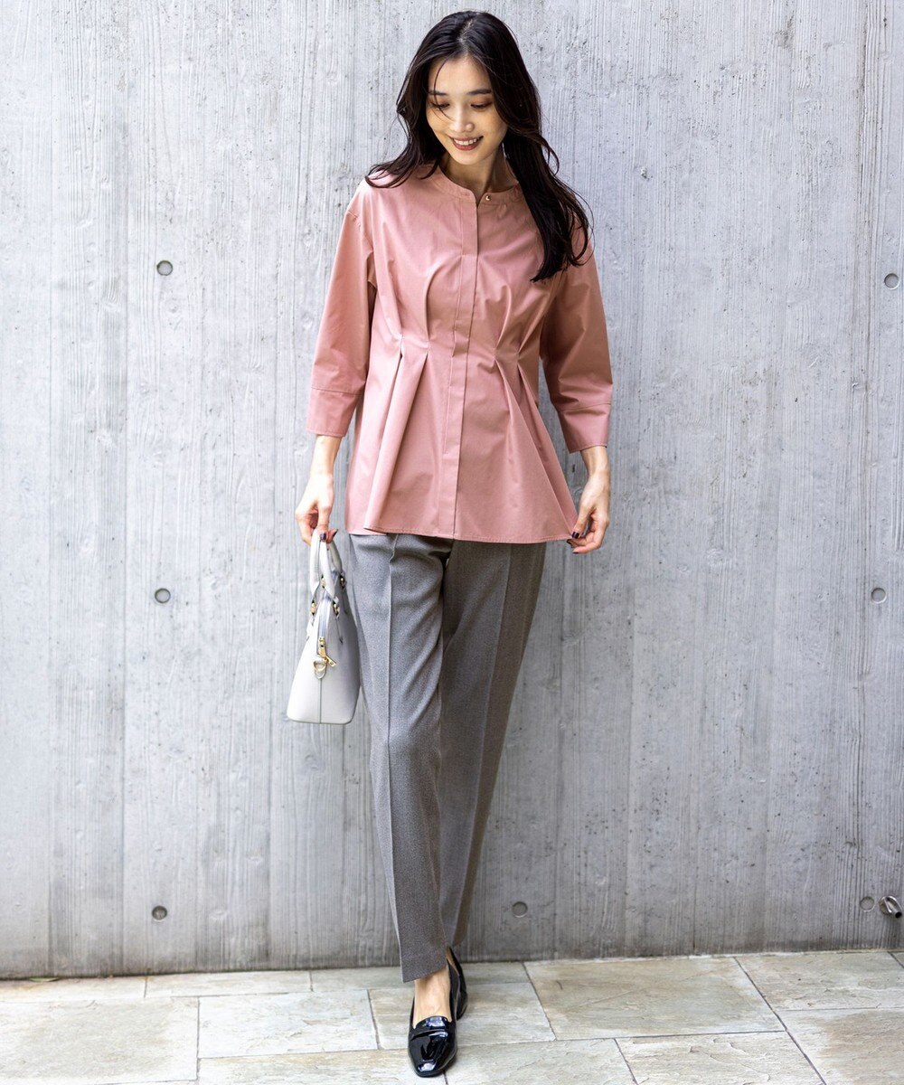 ANY SIS ビューティサーモ2WAYストレッチ テーパードパンツ 