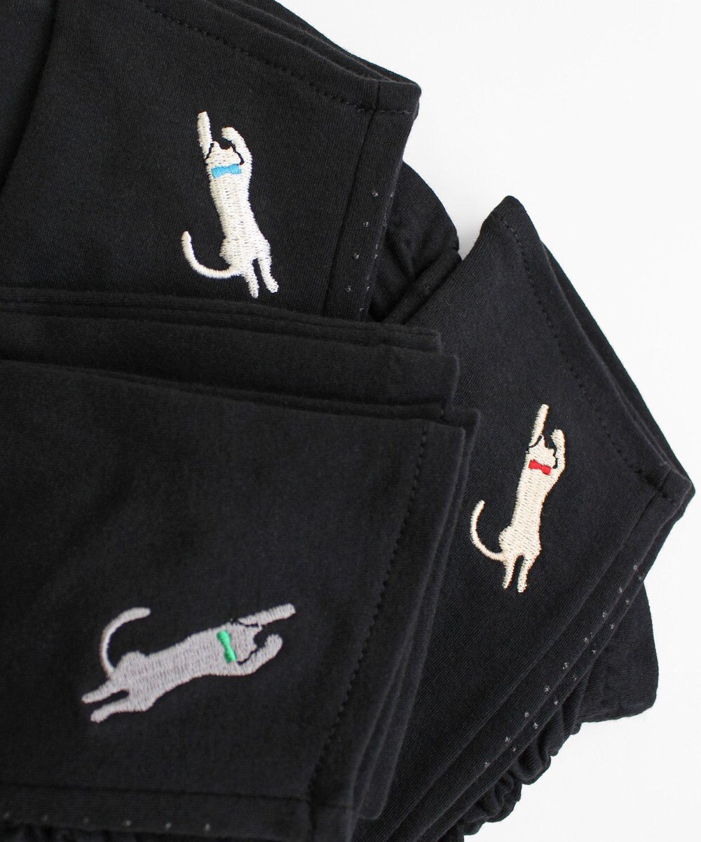 ORuKuBET 【WOMEN】 おひるねねこ刺繍UVグローブ / UVカット / 猫グッズ 