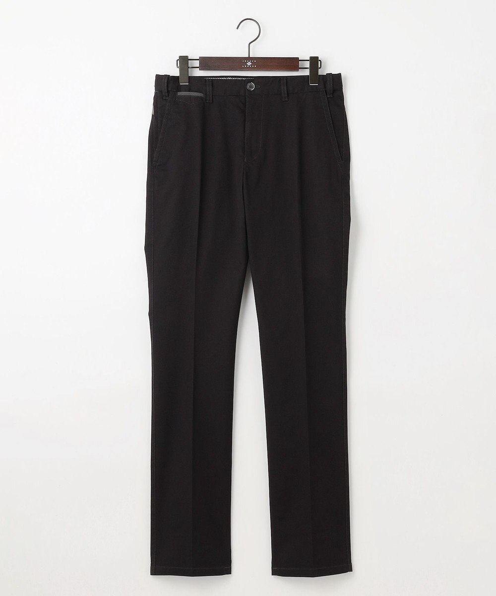 JOSEPH ABBOUD 【ウエストも伸びる！オーガニックコットン使用・25AW】トリコチンストレッチ パンツ 