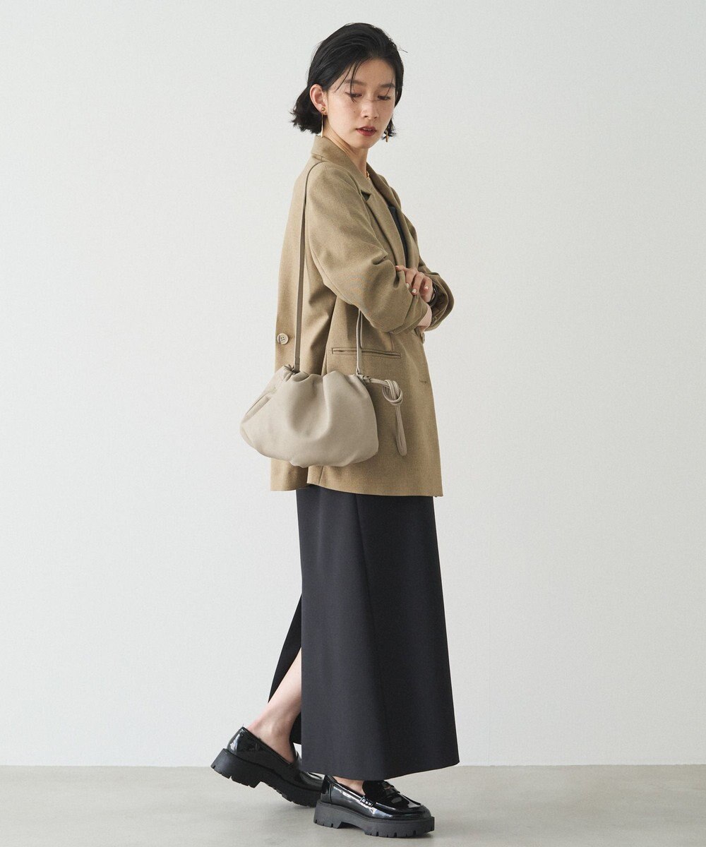 russet レザー巾着4WAYショルダーバッグ(CE-1454) 