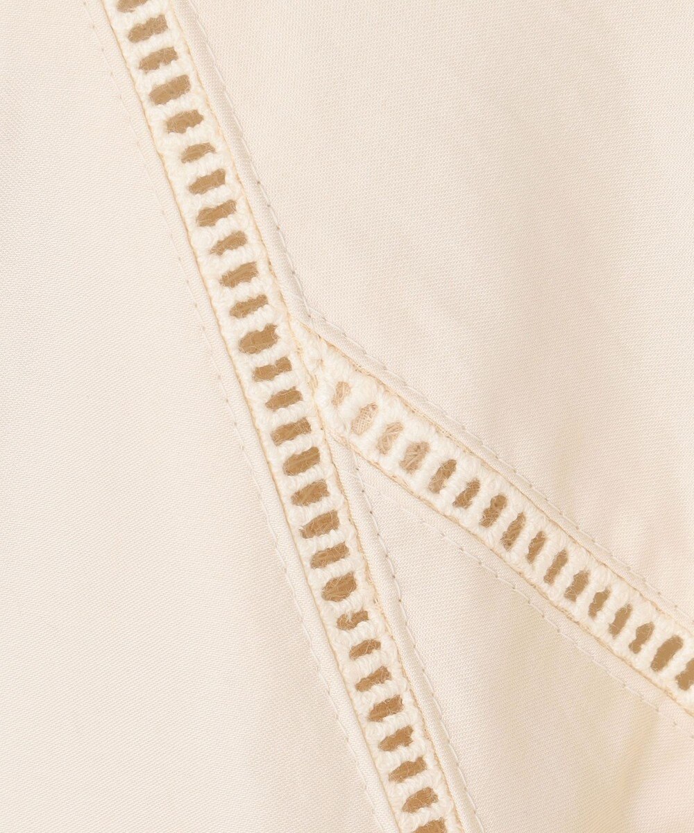 23区 【SLOW/一部店舗限定】ウォッシュドコットンストレッチ ブラウス 