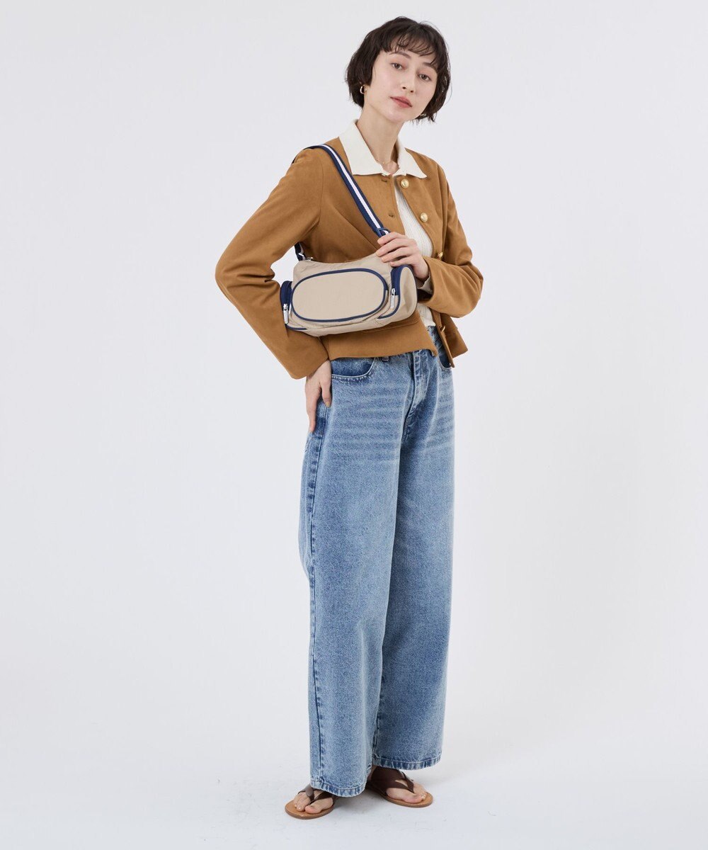 LeSportsac 3 POCKET SHOULDER/スペクテイターボーン/ネイビー 