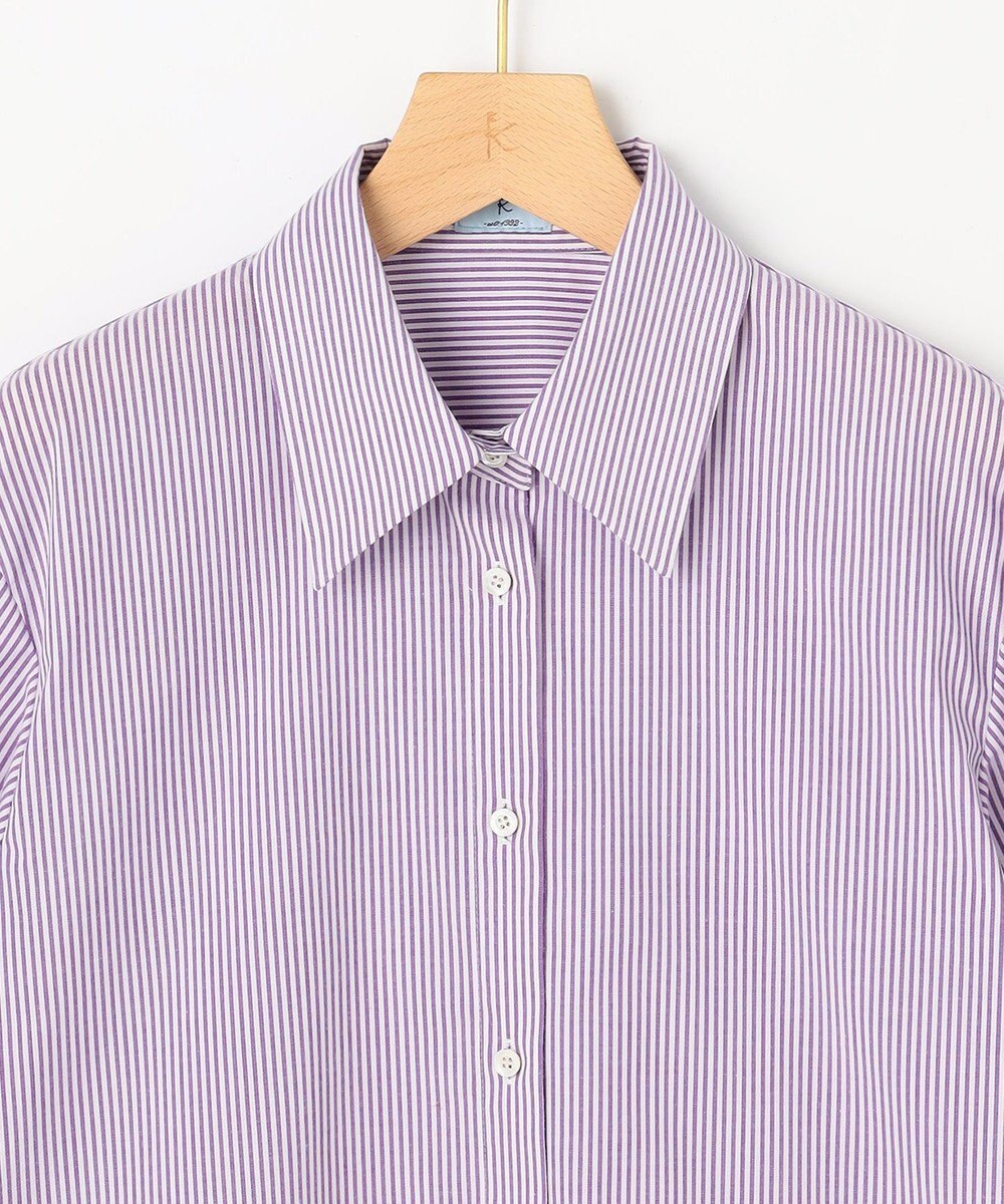 組曲 S 【加藤ローサさん着用】コットンタッチシャーティングボウタイ付き シャツ 